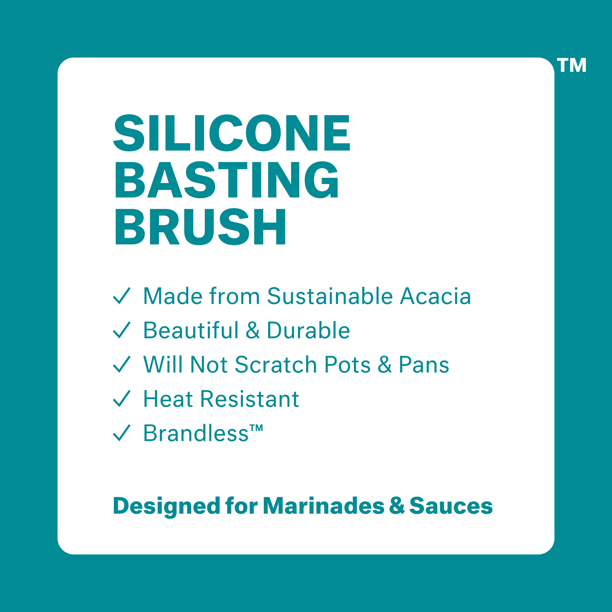 Product photo, silicone basting brush.